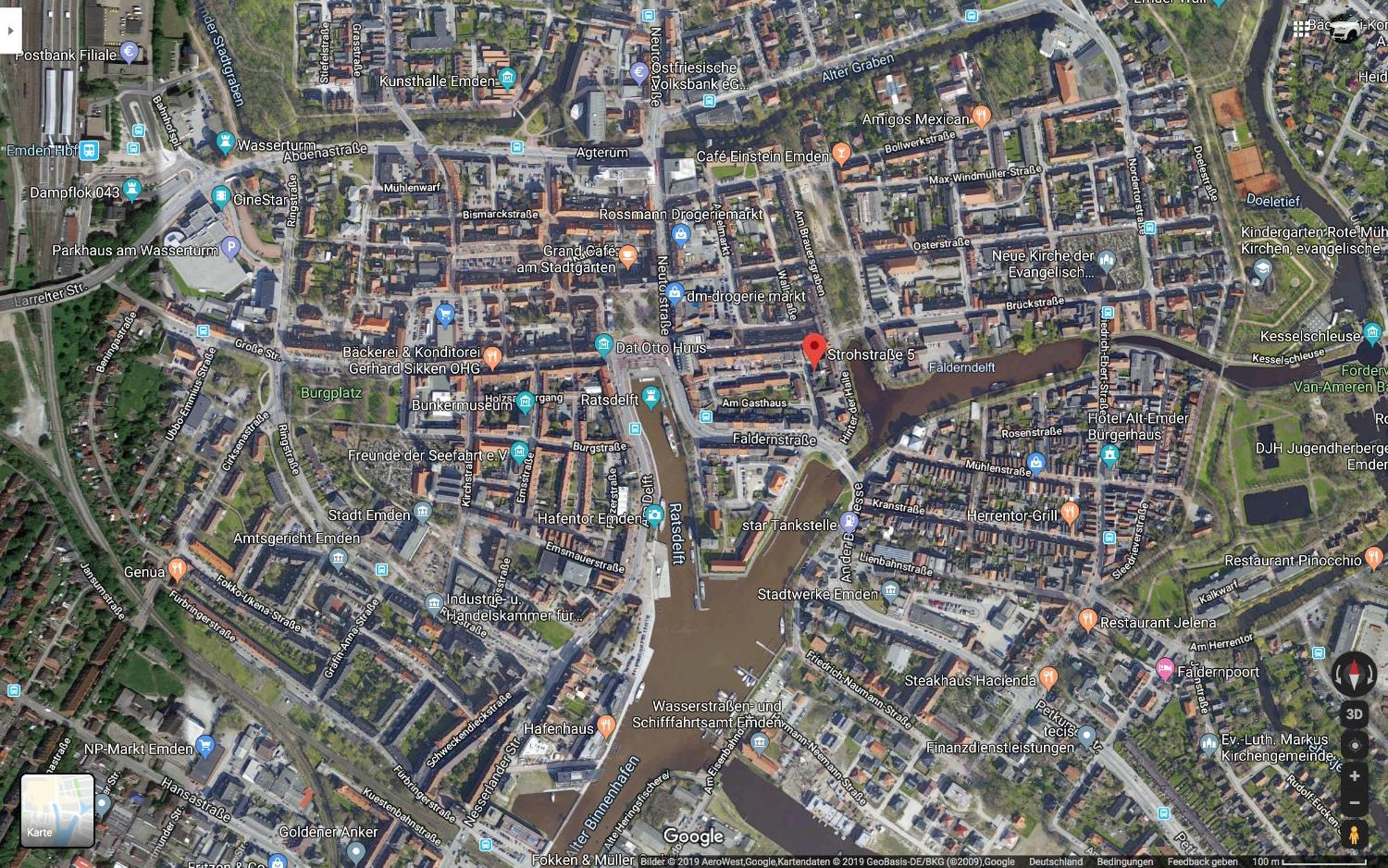 Ferienwohnung Domizil Am Delft II Emden Ngoại thất bức ảnh